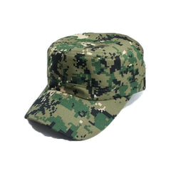 Camouflage Flat Top Military Style Hat