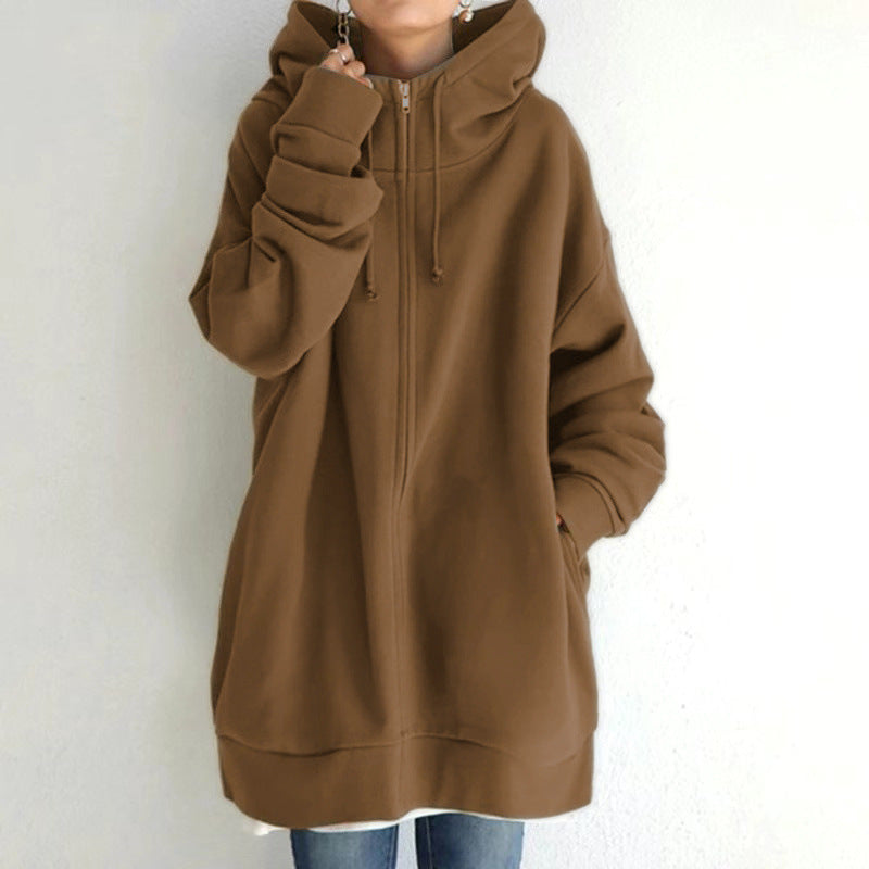 Women's Oversized Fuzzy Hoodie