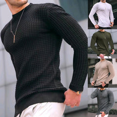 Men's Long-sleeved Cotton Top