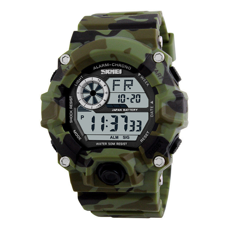 Men's Waterproof Multifunctional Digital Watch