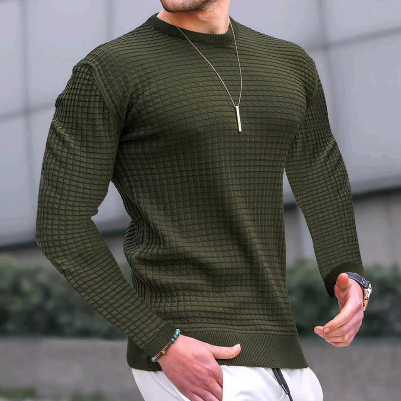 Men's Long-sleeved Cotton Top