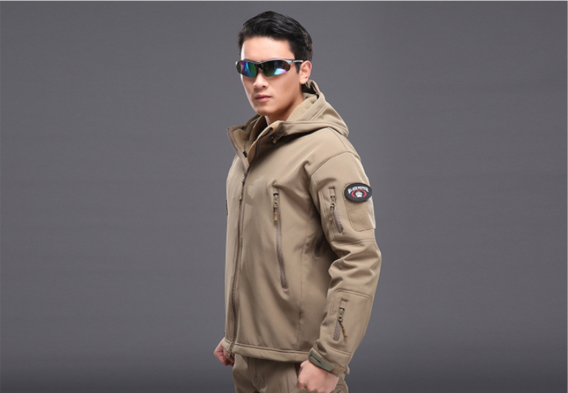 Men's Military Style Tactical Waterproof Jacket