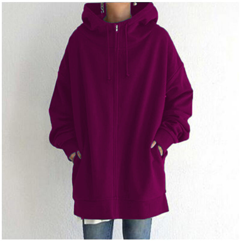 Women's Oversized Fuzzy Hoodie