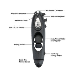 Multifunctional 8 In 1 Can and Bottle Opener