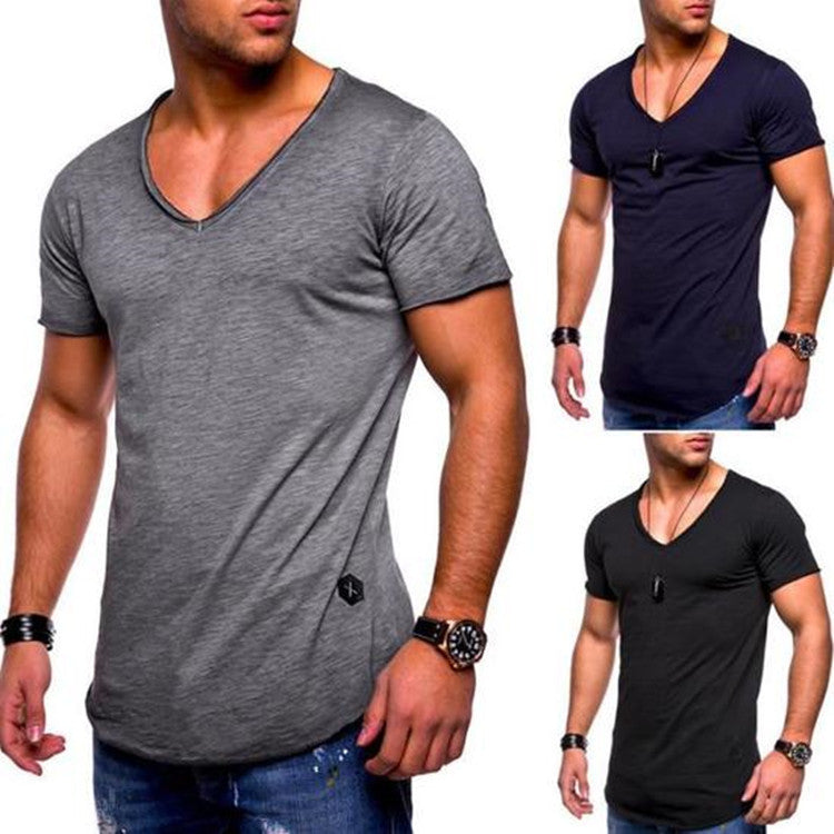 Men's V-Neck Short-Sleeved T-Shirt