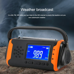 Emergency Hand-cranked Solar Charged Radio