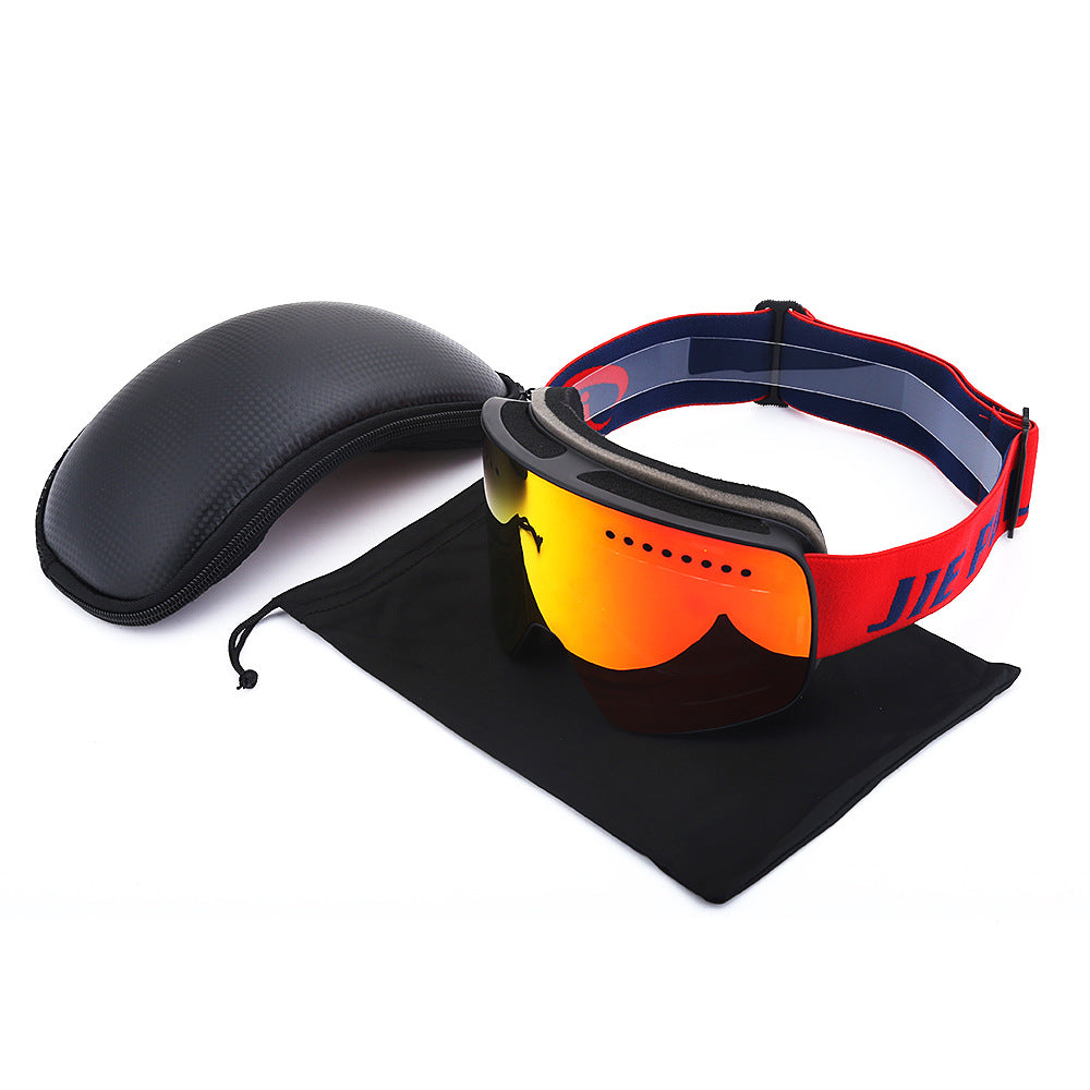 Double Lens Anti-fog Ski Glasses