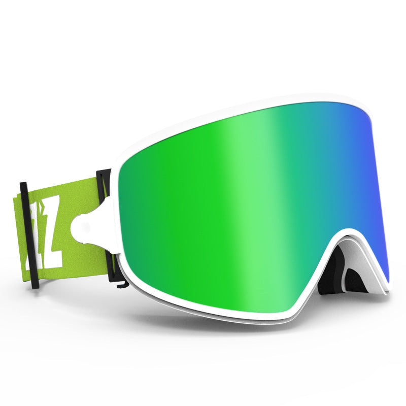 Magnet myopia night vision ski goggles