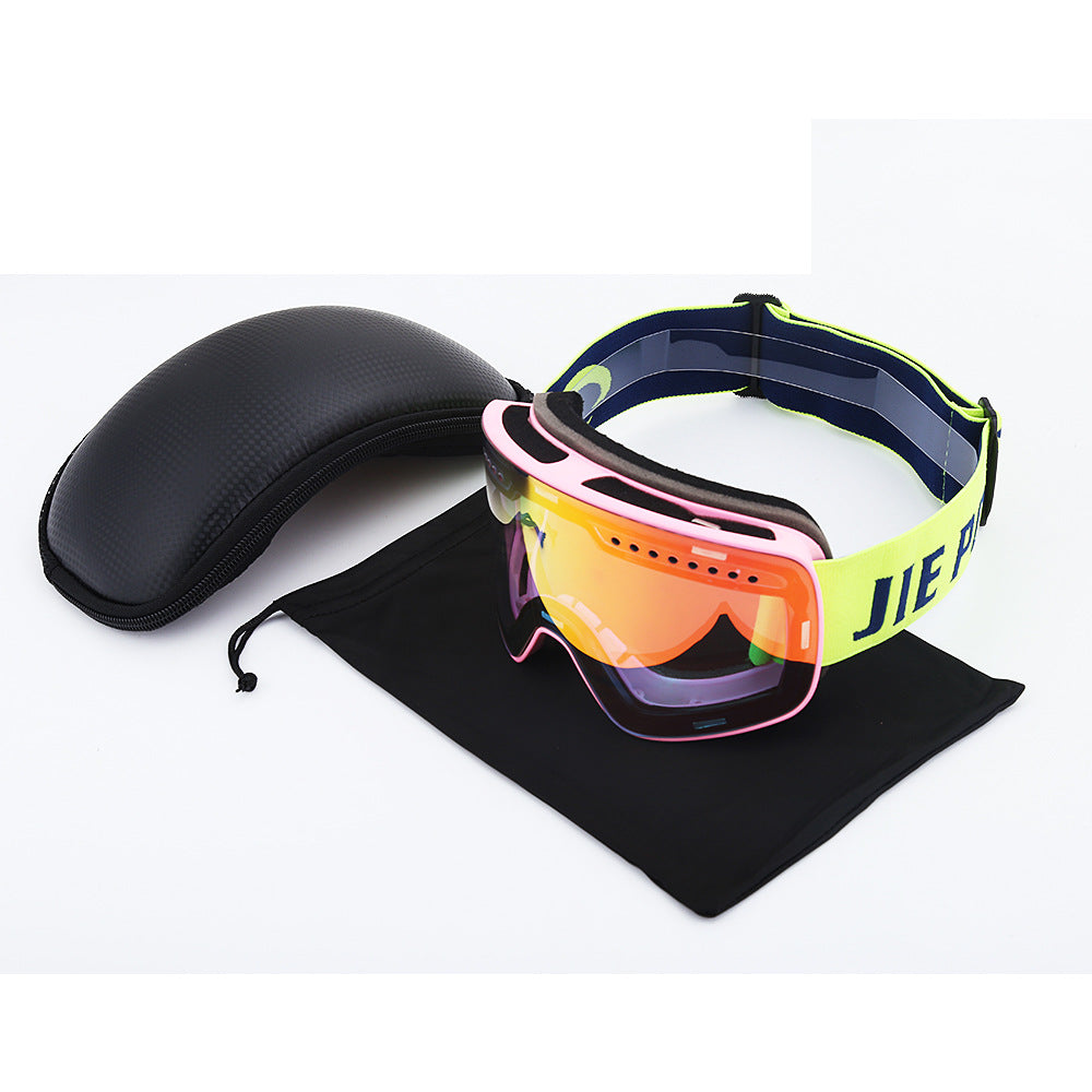 Double Lens Anti-fog Ski Glasses