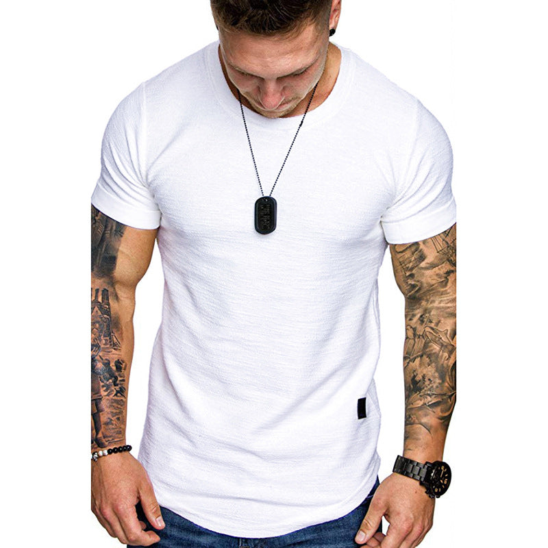 Men's Short-Sleeved Round Neck T-Shirt