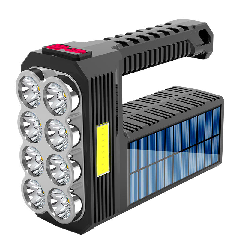 Solar Rechargeable LED Flashlight