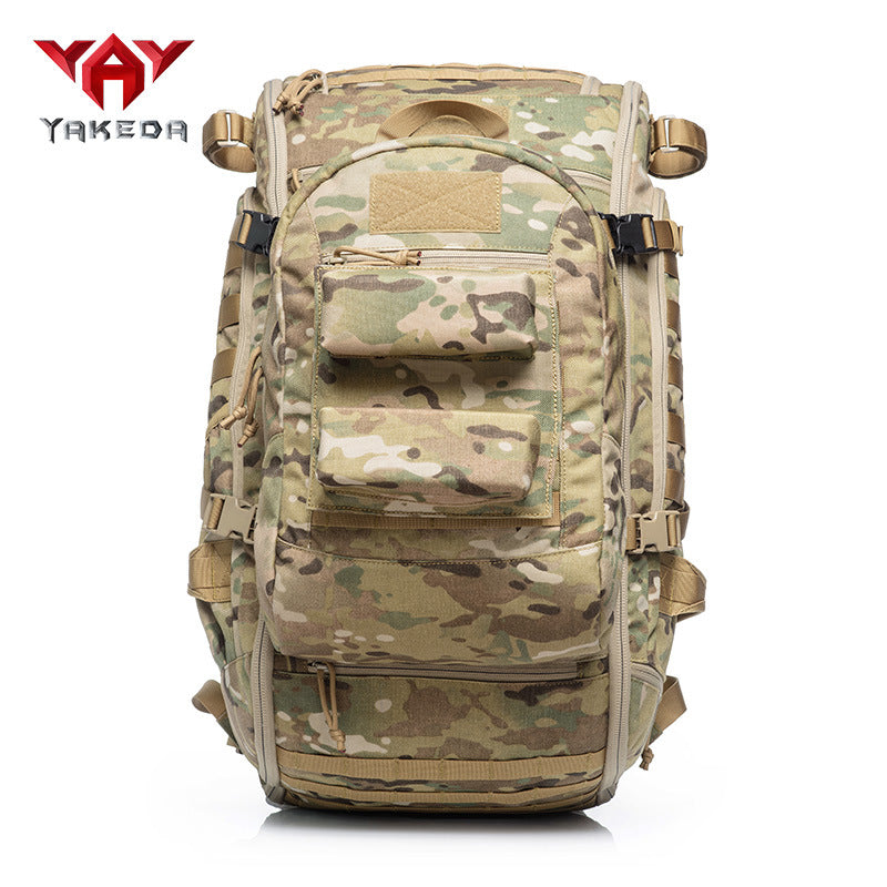 Tactical Army Camouflage Double Shoulder MOLLE Backpack