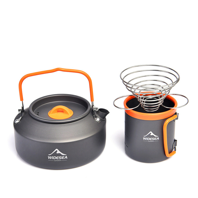 Camping Teapot 1L Portable Outdoor Kettle Set