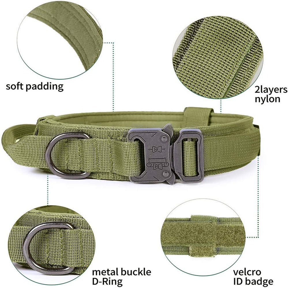 Dog Tactical Collar And Leash