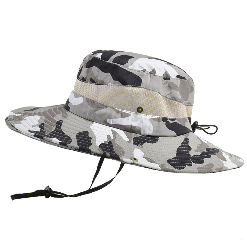 Camo Tropical Round Brim Hat