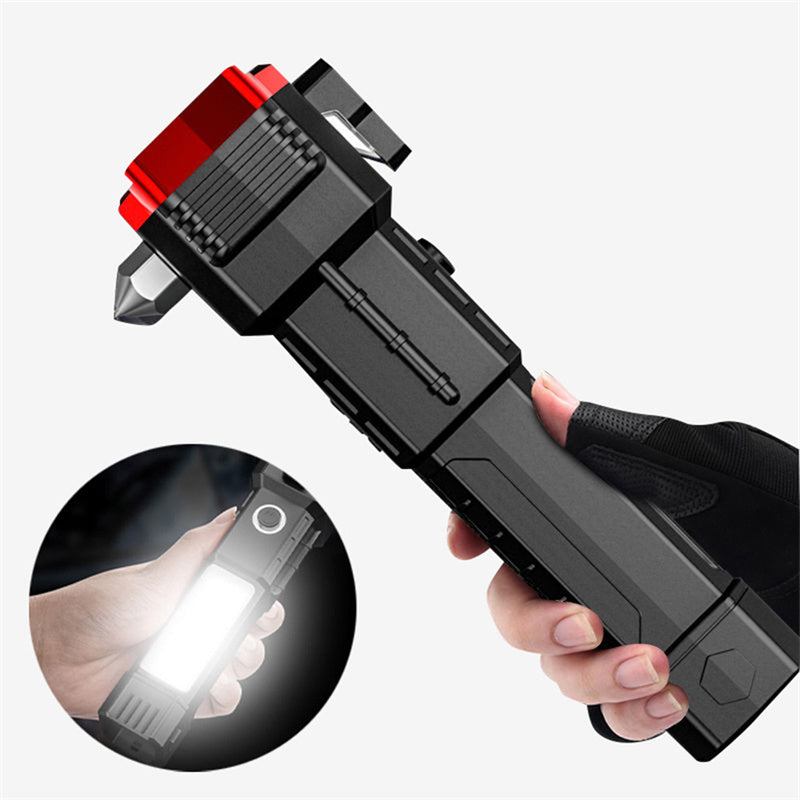 Car Safety Multifunctional Self-defense Flashlight