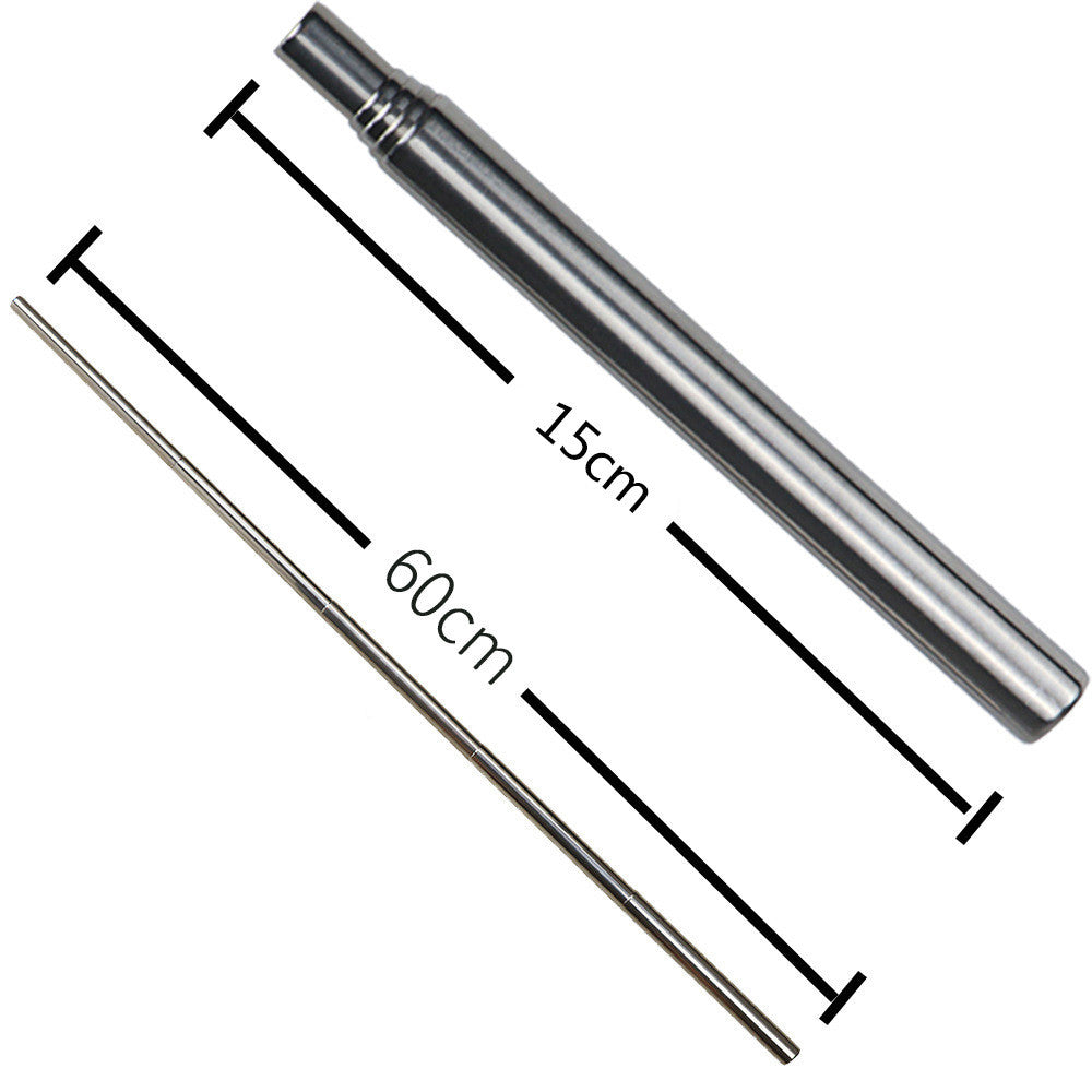 Outdoor Stainless Steel Retractable Fire Blowing Tube
