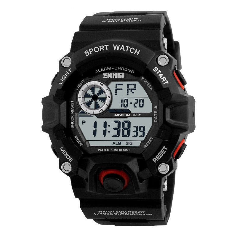 Men's Waterproof Multifunctional Digital Watch