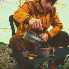 Camping Teapot 1L Portable Outdoor Kettle Set