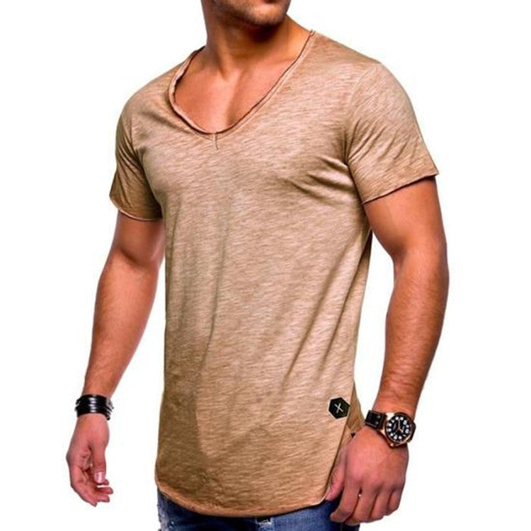 Men's V-Neck Short-Sleeved T-Shirt