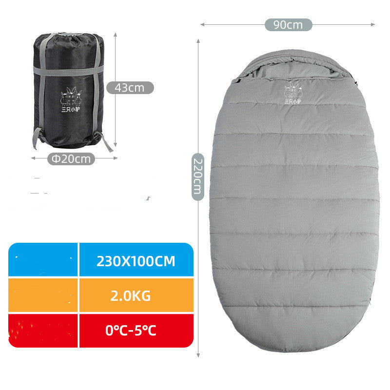 Adult Outdoor Camping Egg Shaped Sleeping Bag