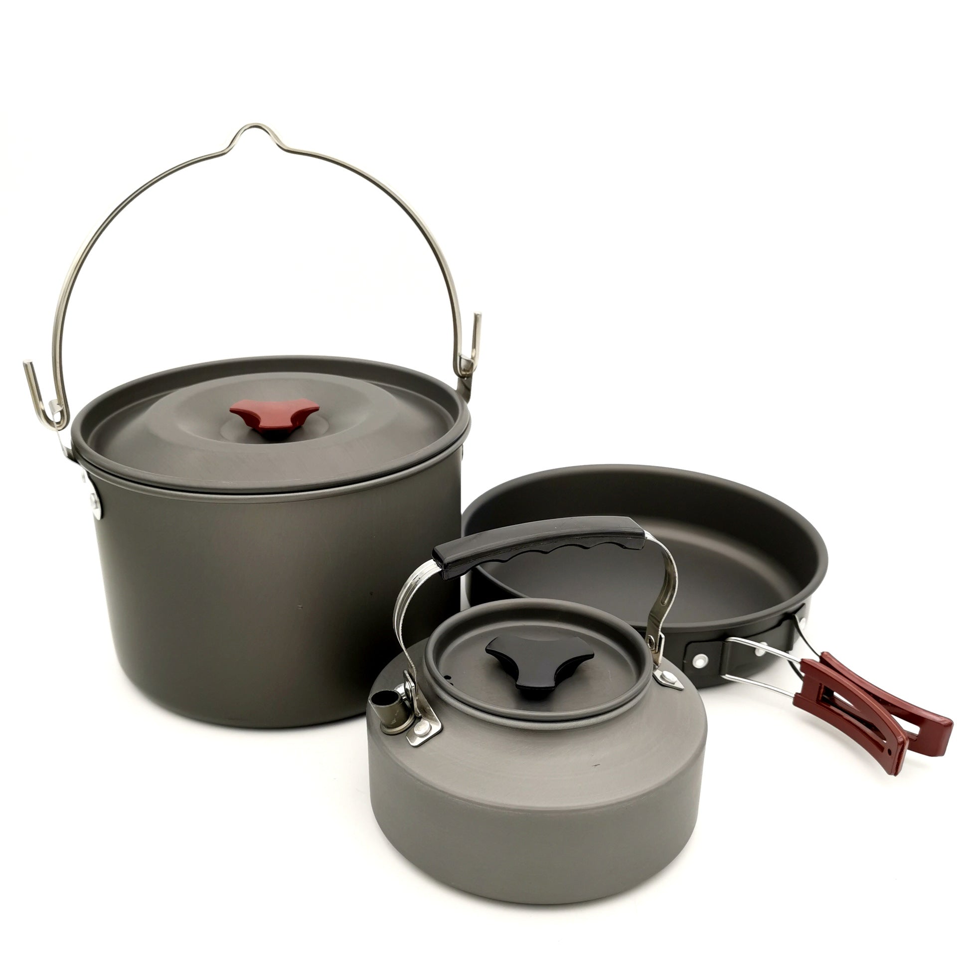 Camping Cookware and Tableware Set for Four