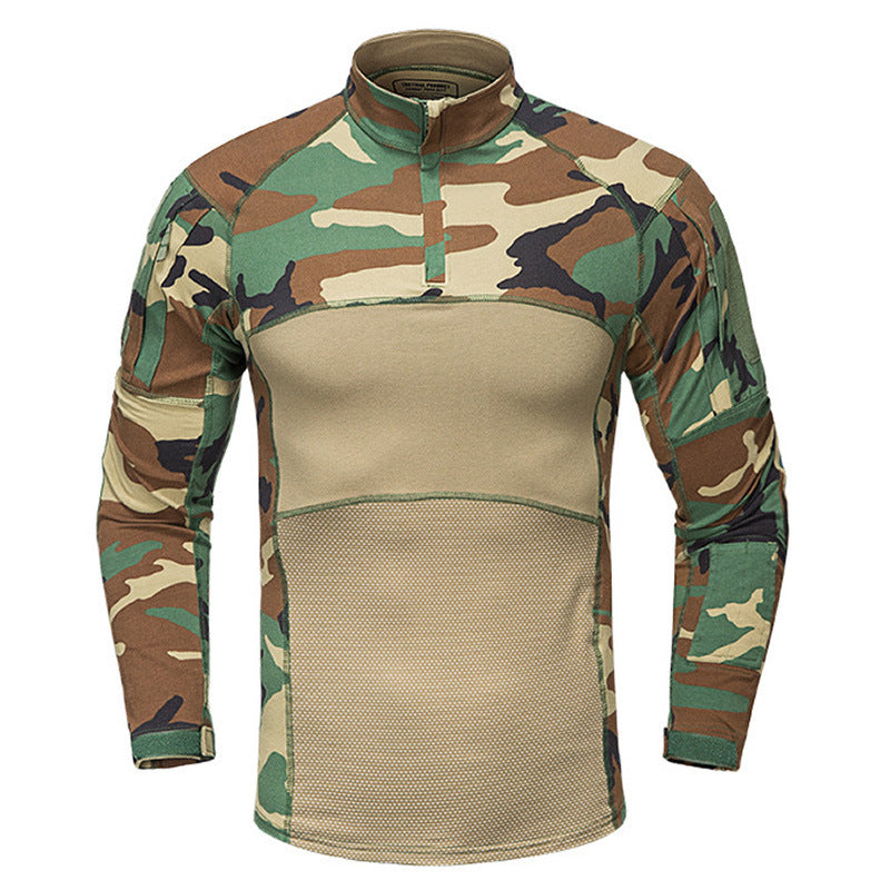 Men's Long-sleeved Military Style Combat Shirt