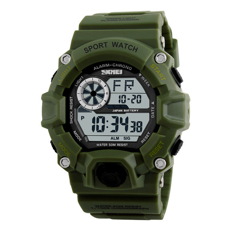 Men's Waterproof Multifunctional Digital Watch