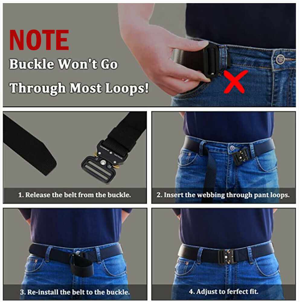 Men's Military Heavy Duty Security Guard Belt