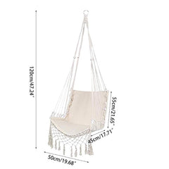 Macrame Swing Cotton Hammock