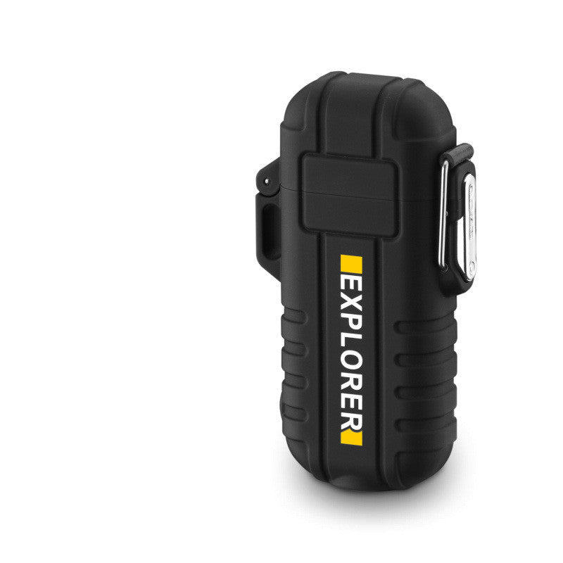 Waterproof USB Lighter with Flashlight